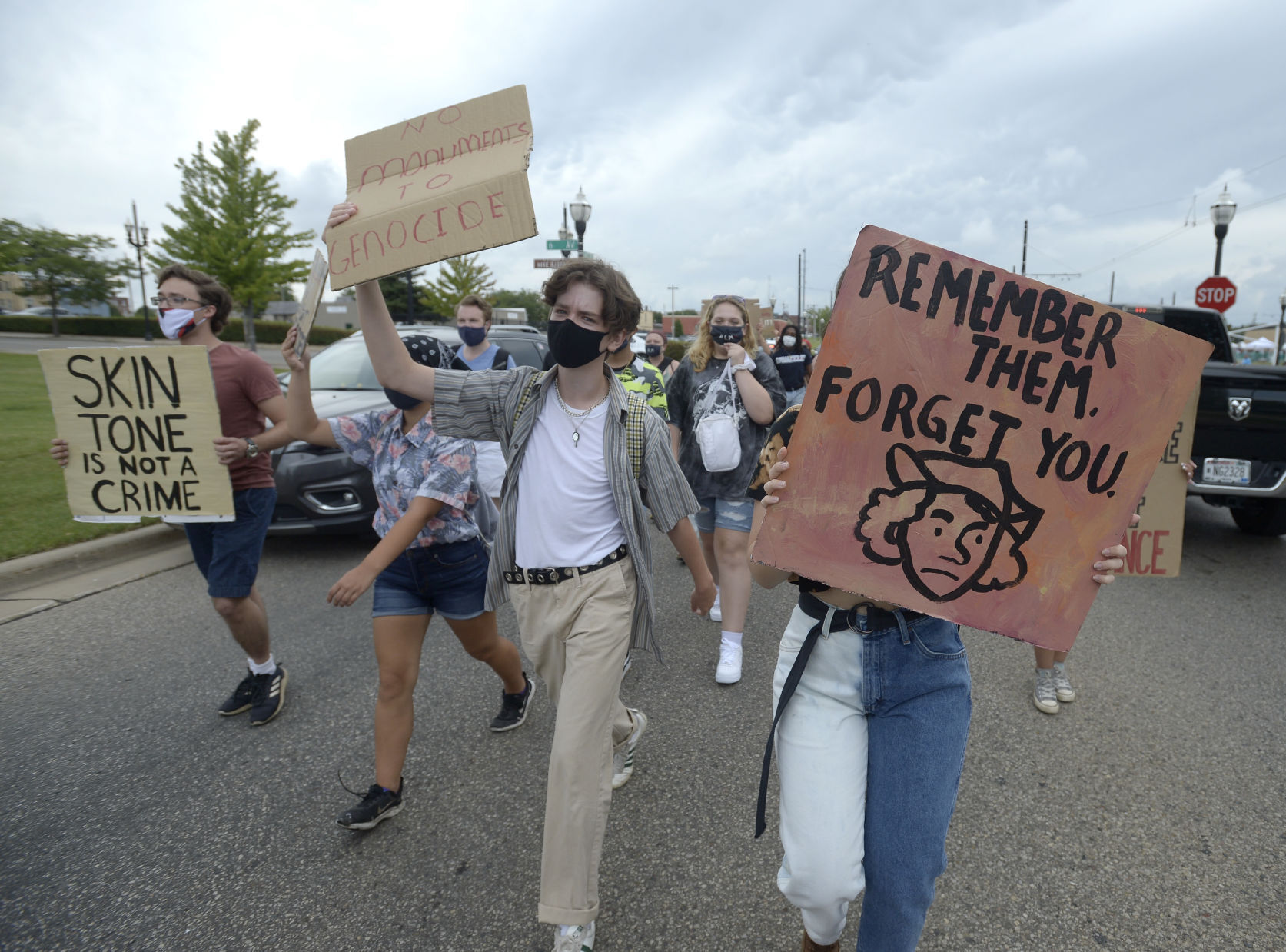 CHRISTOPHER COLUMBUS PROTEST